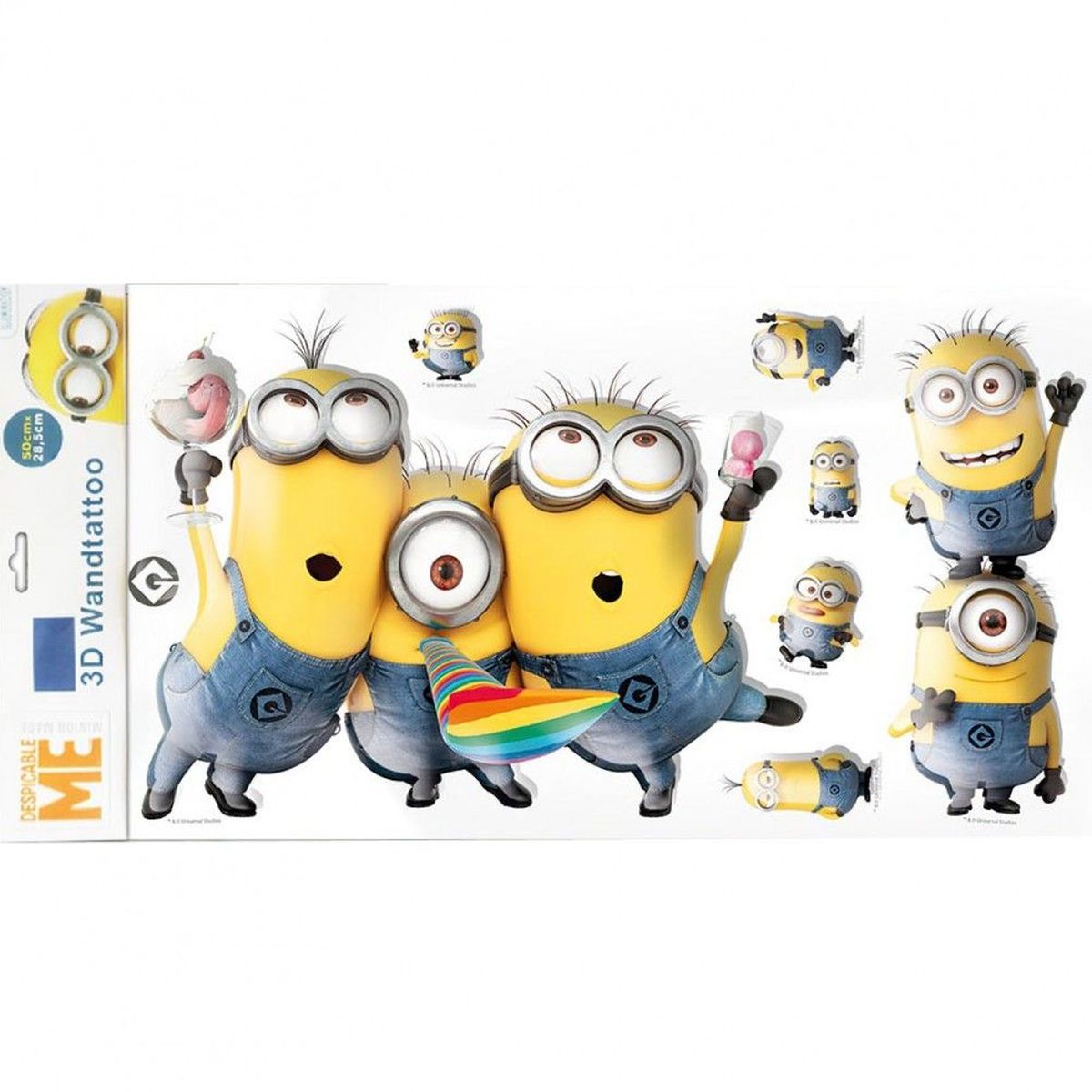 Stickers Minions relief 50 x 28.5 cm