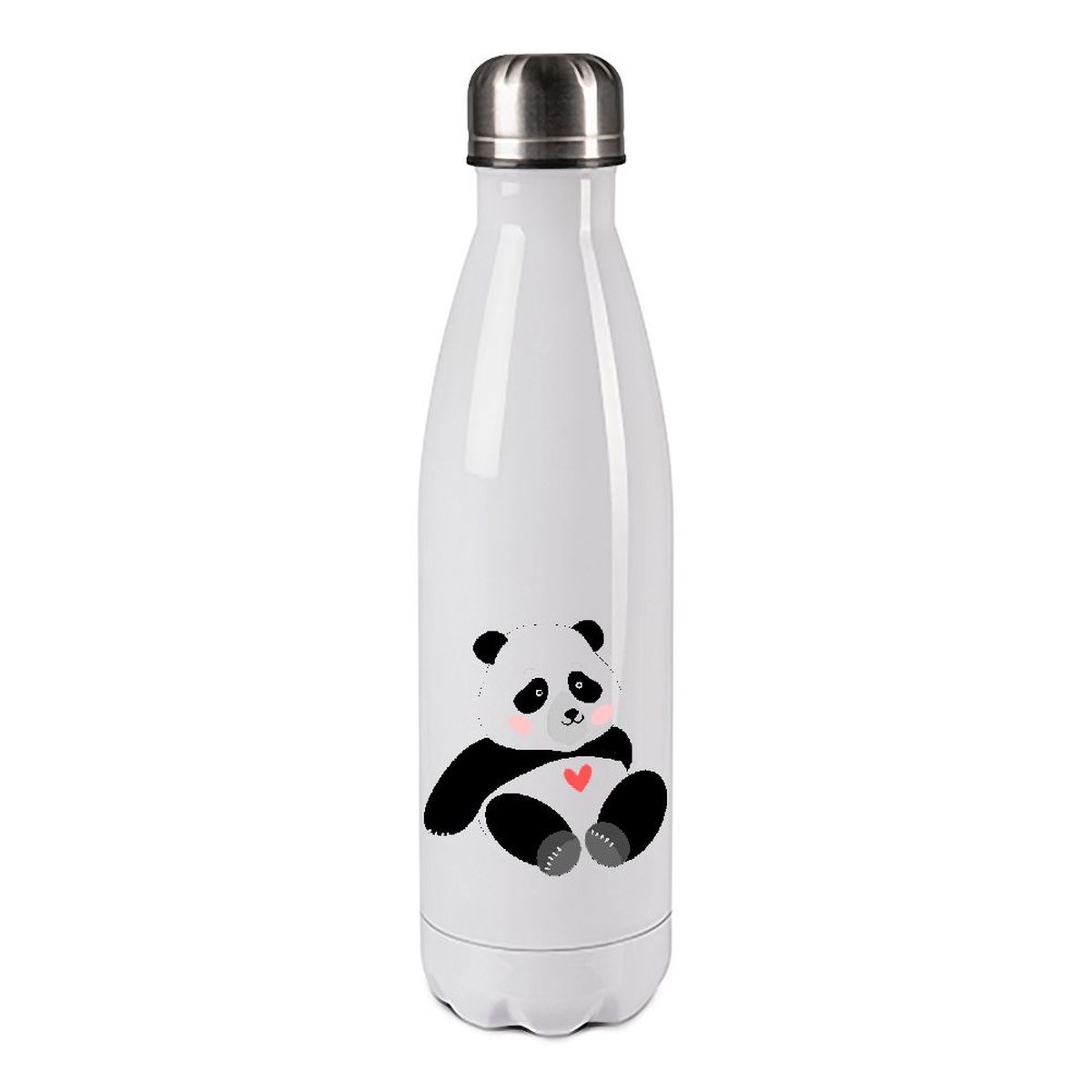 Gourde isotherme en inox sublim Panda - 500 ml