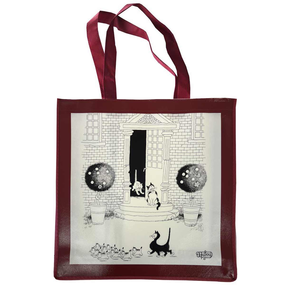 Sac  provisions Les Chats de Dubout 40 x 40 cm