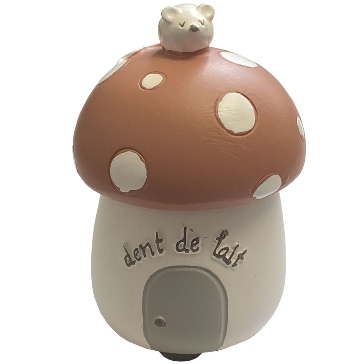 Boite  dents de lait champignon - modle taupe