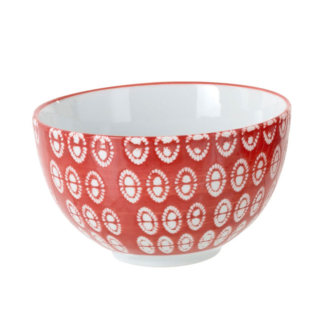 Bol en Porcelaine Rouge - Ronds