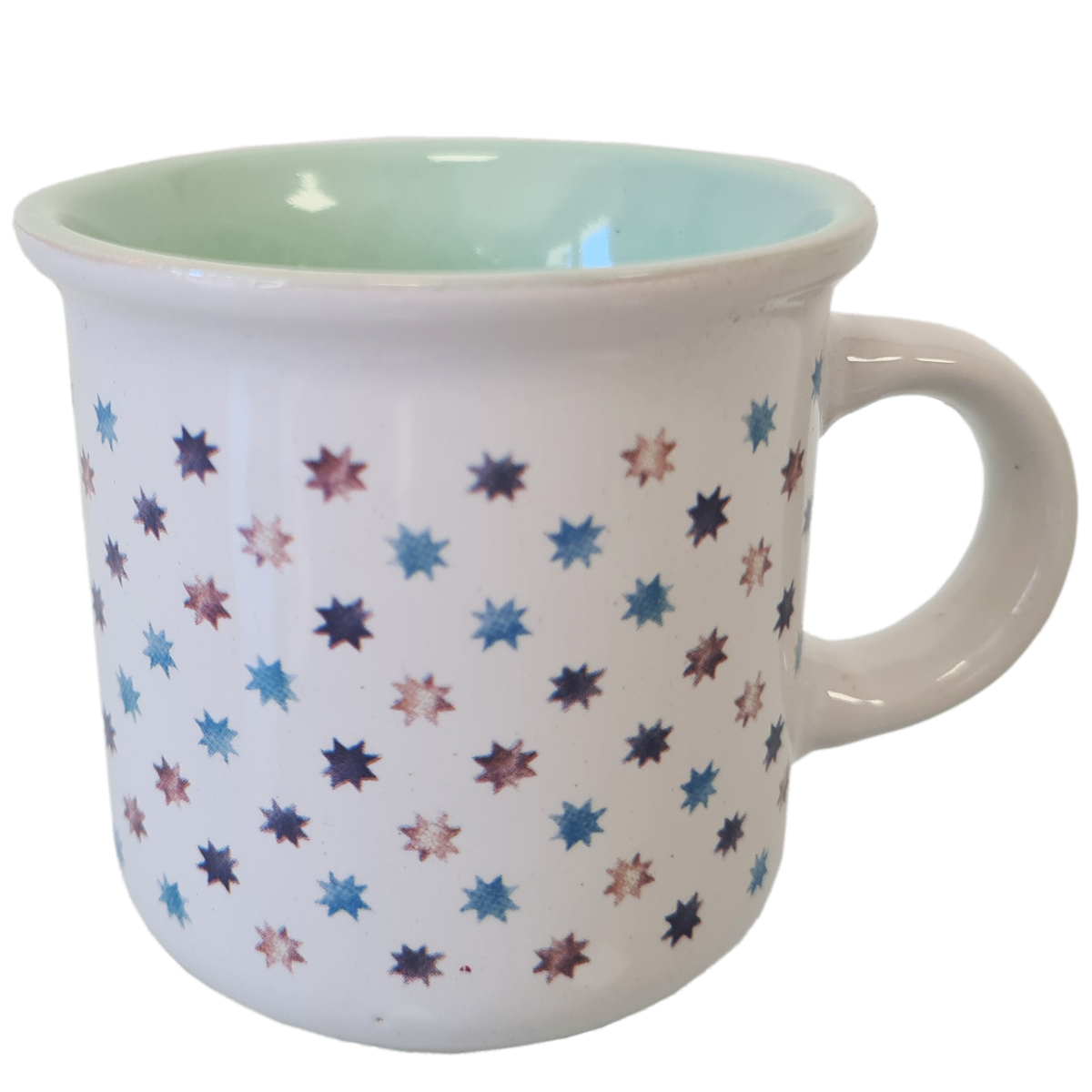 Tasse expresso blanche et verte en Grs - toiles