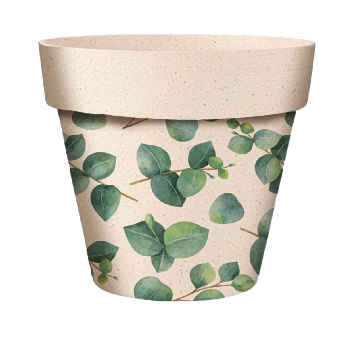 Cache Pot en Fibre de Bambou Eucalyptus