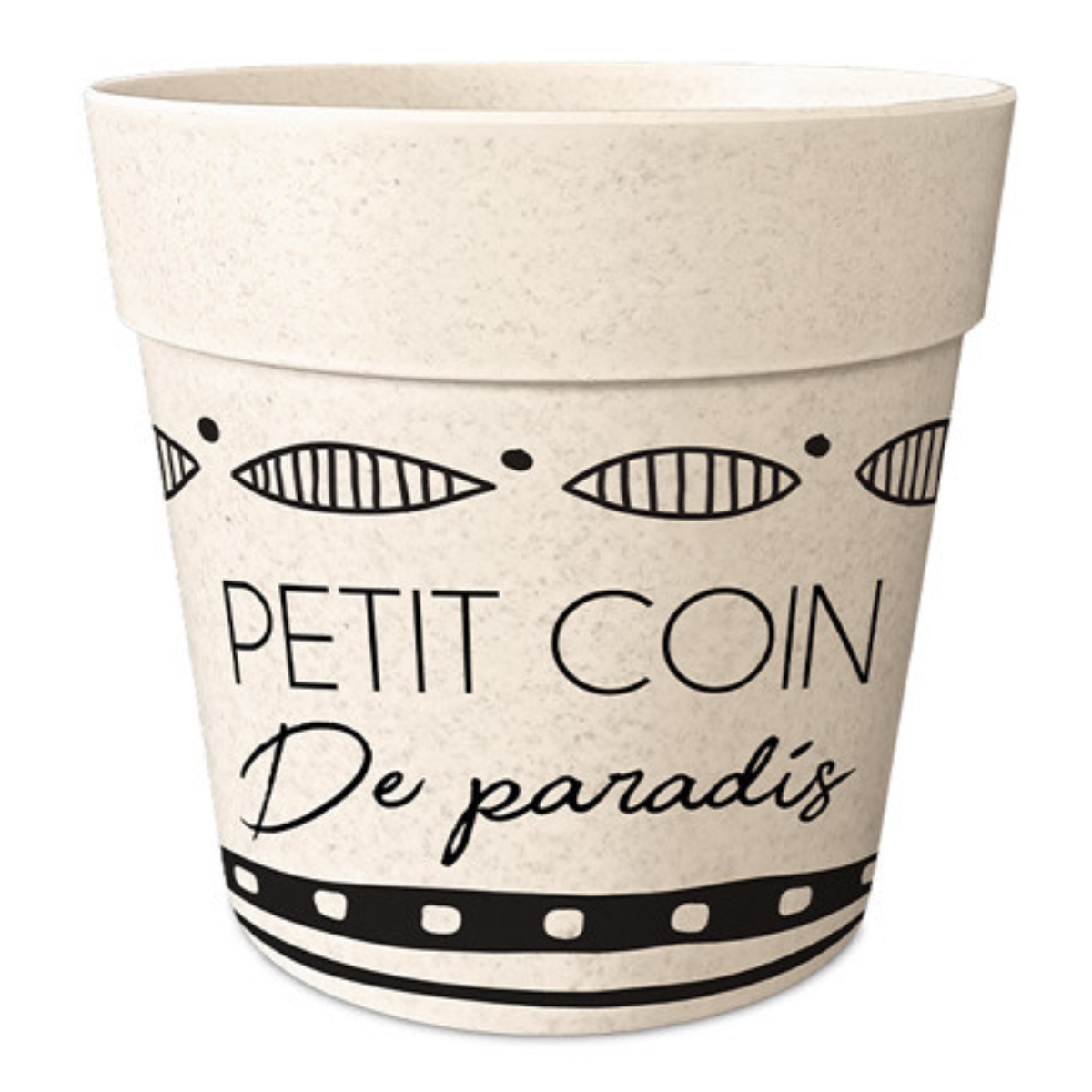 Cache Pot en Fibre de Bambou - petit coin de paradis