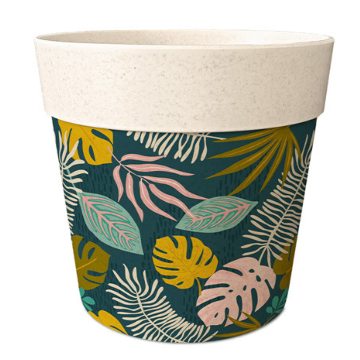 Cache Pot en Fibre de Bambou - tropical bambou