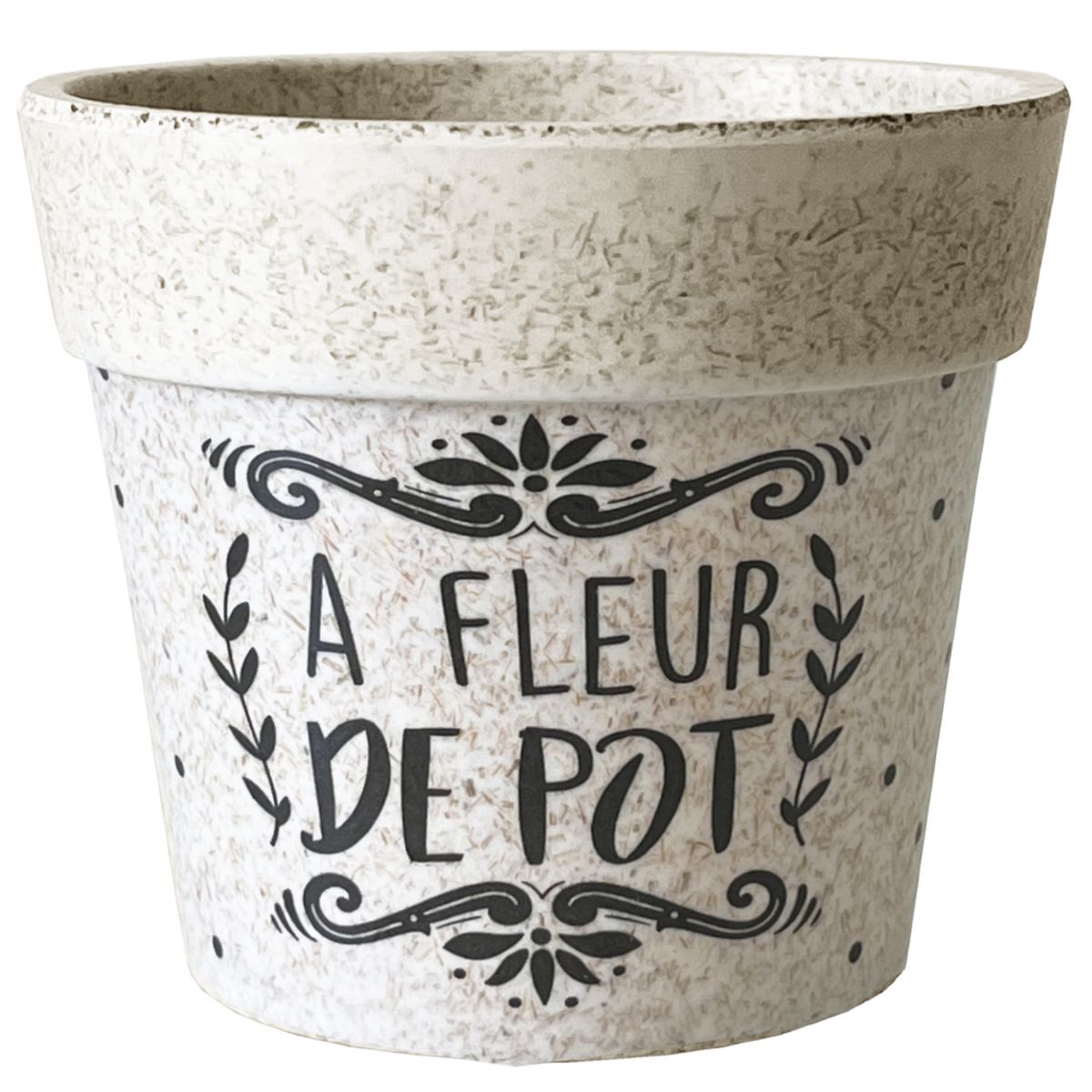 Cache Pot en Fibre de Bambou - A Fleur de Pot - 8.5 x 9.5 cm