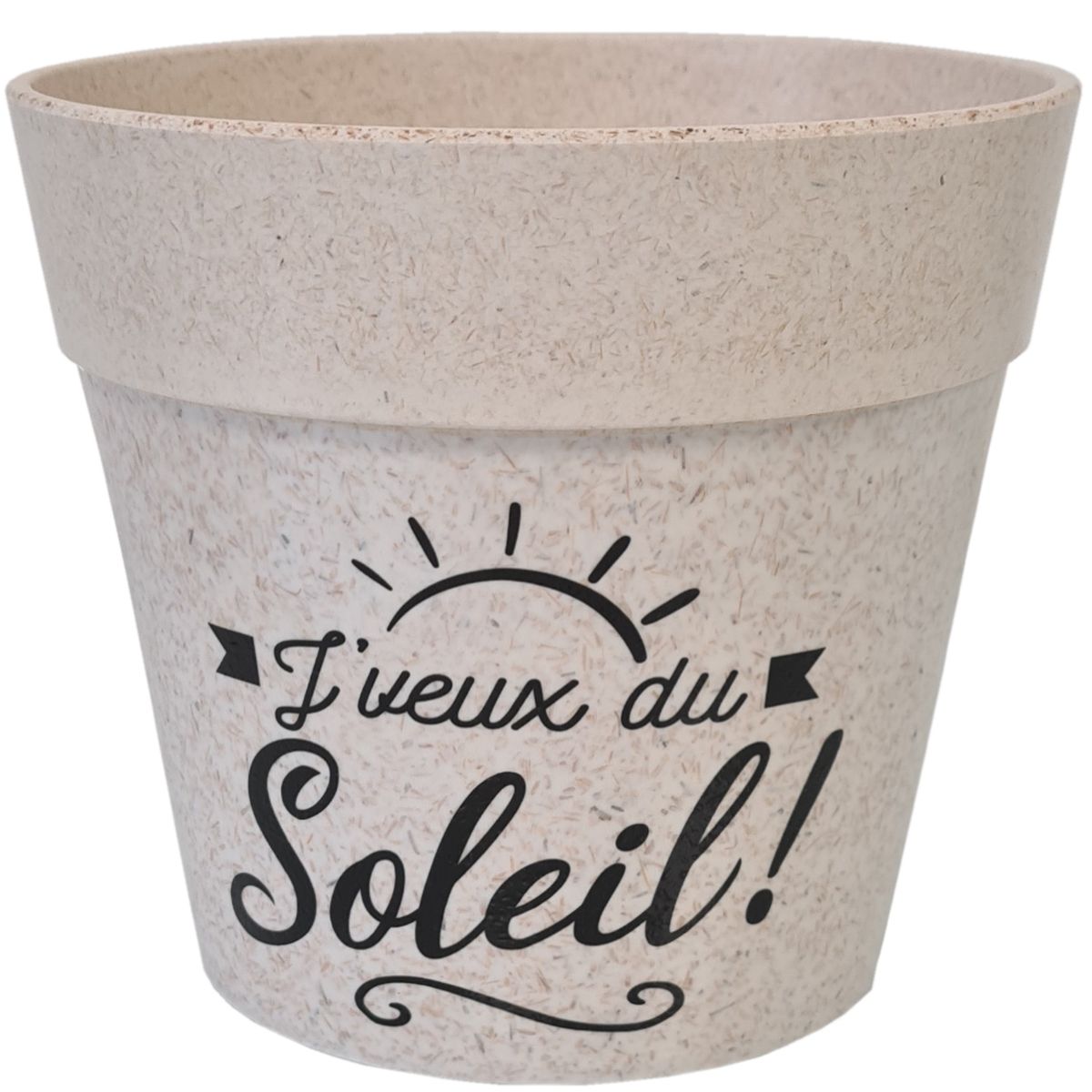 Cache Pot en Fibre de Bambou - J'veux du soleil