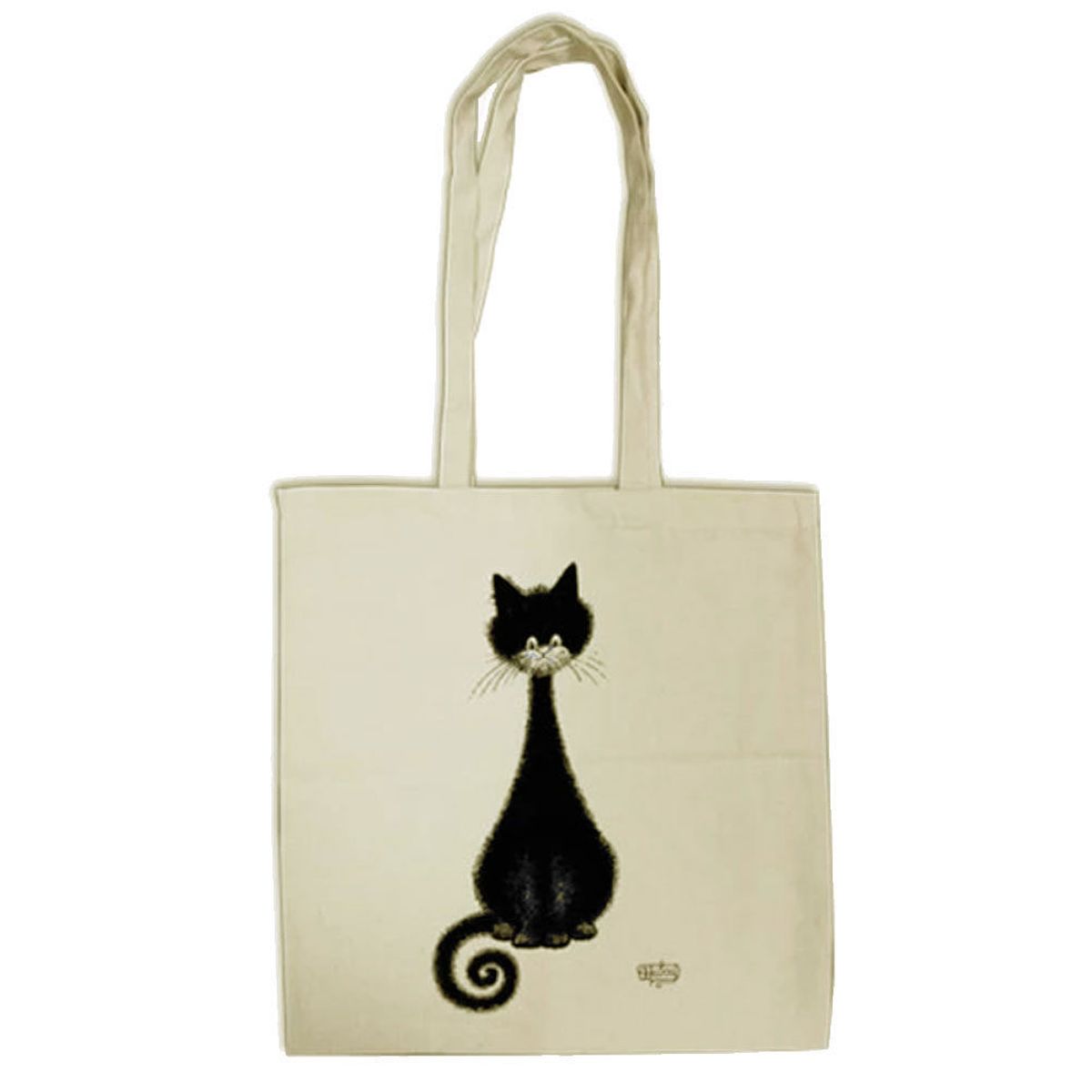 Tote Bag en coton Les Chats de Dubout - Chat Spirale