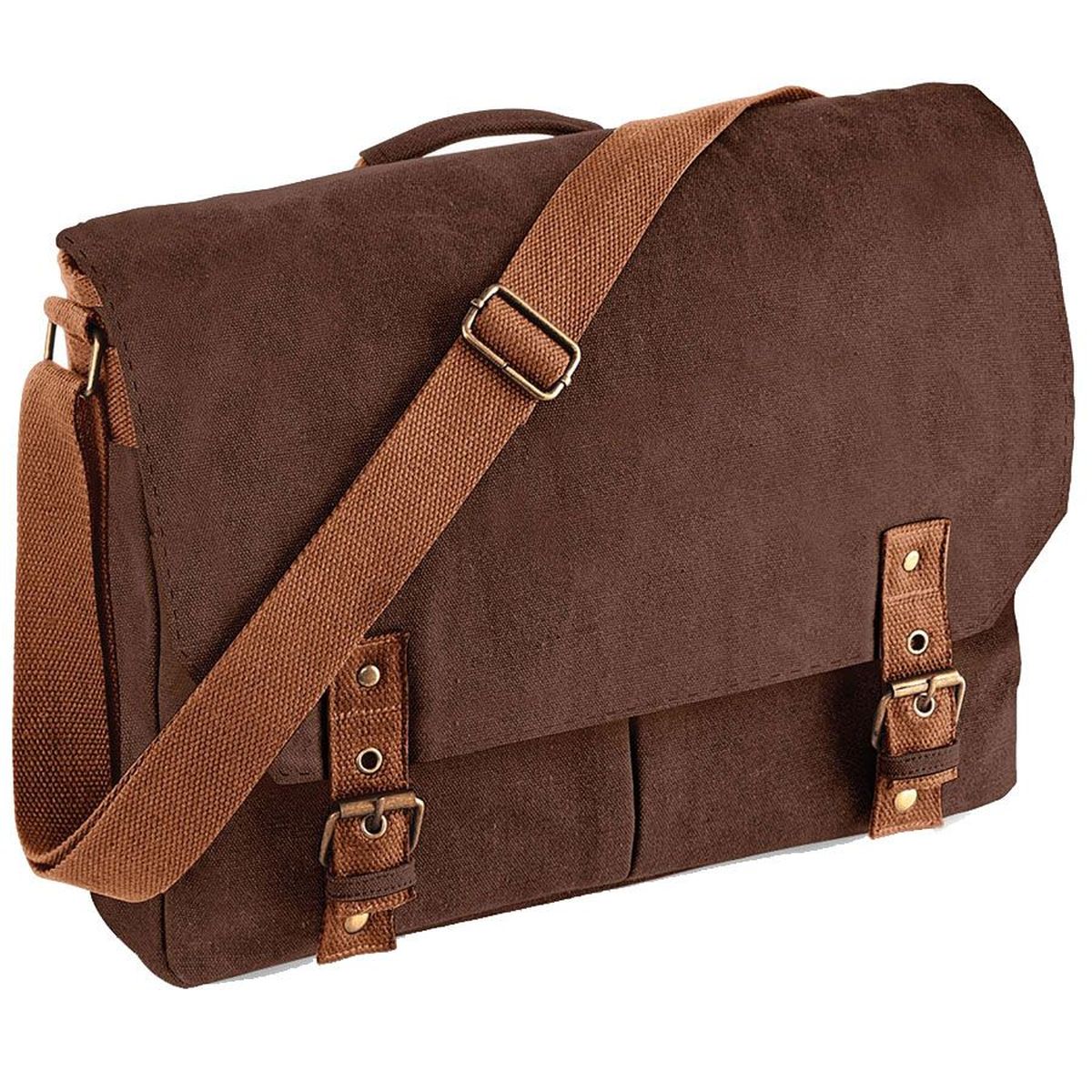 Sac messager Vintage - Marron