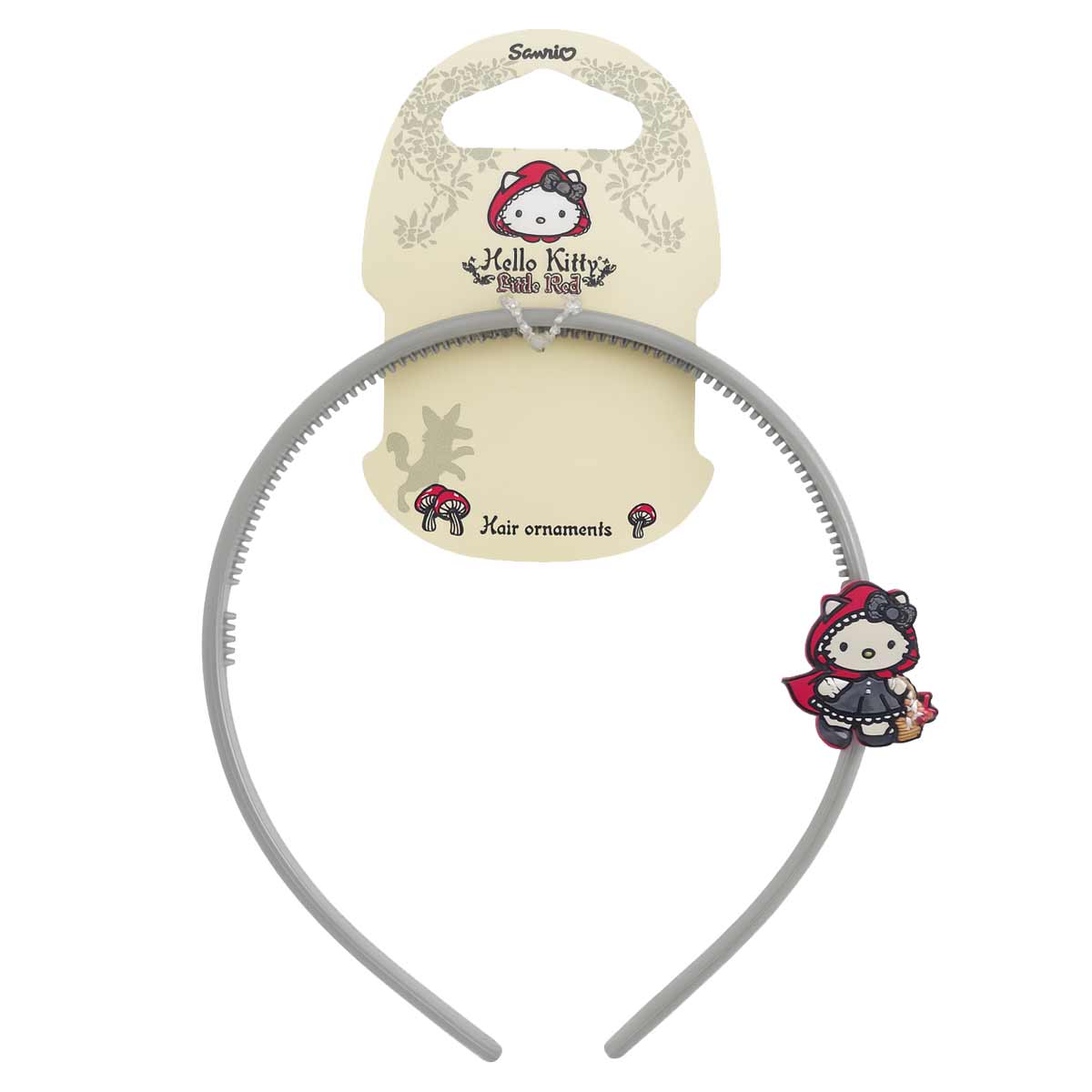 Serre tete Hello Kitty gris Chaperon
