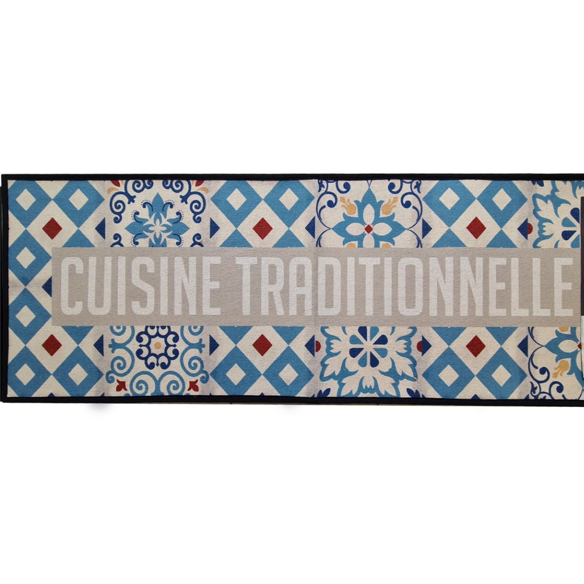 Tapis De cuisine - Cuisine Traditionnelle - Carreaux de ciment