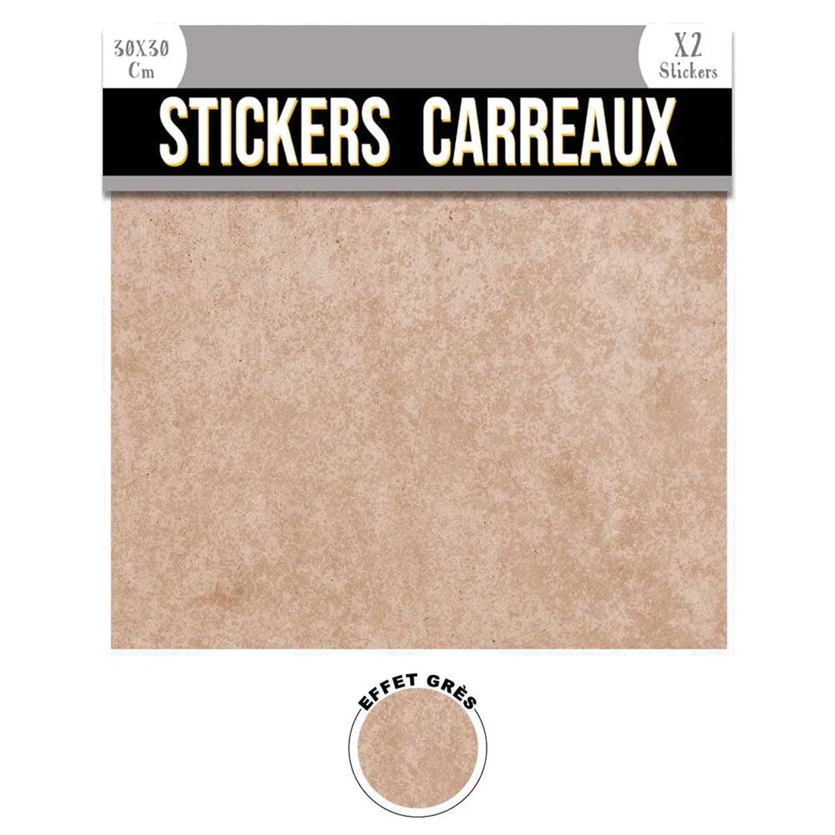 Stickers carreaux Beige 30 x 30 cm - par 2