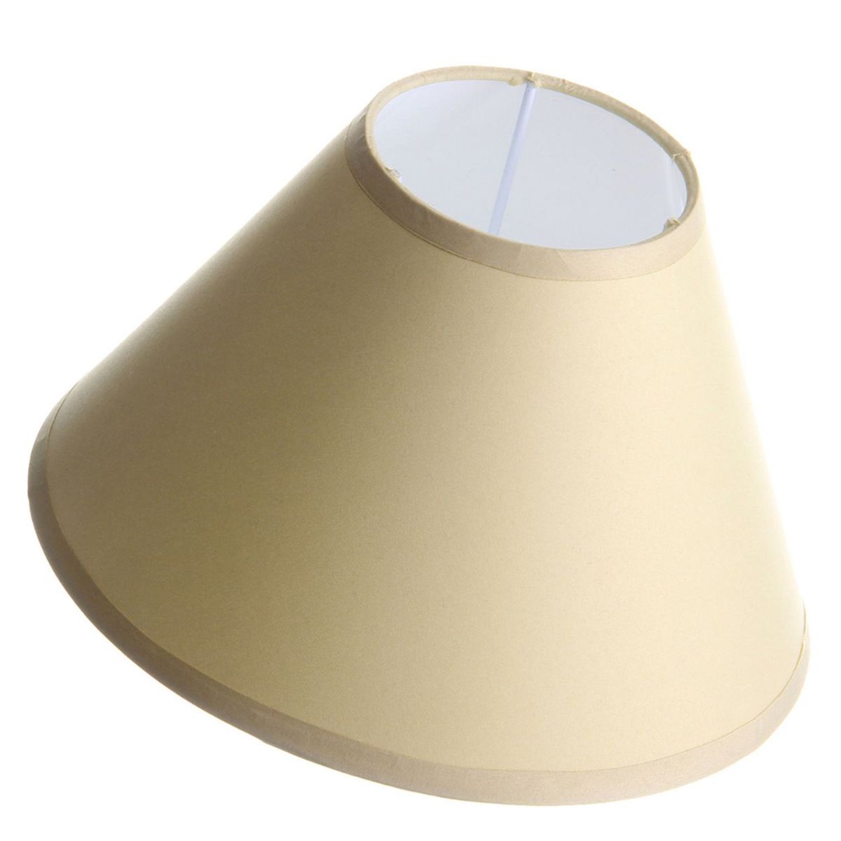 Abat-jour conique couleur Beige - 22 cm