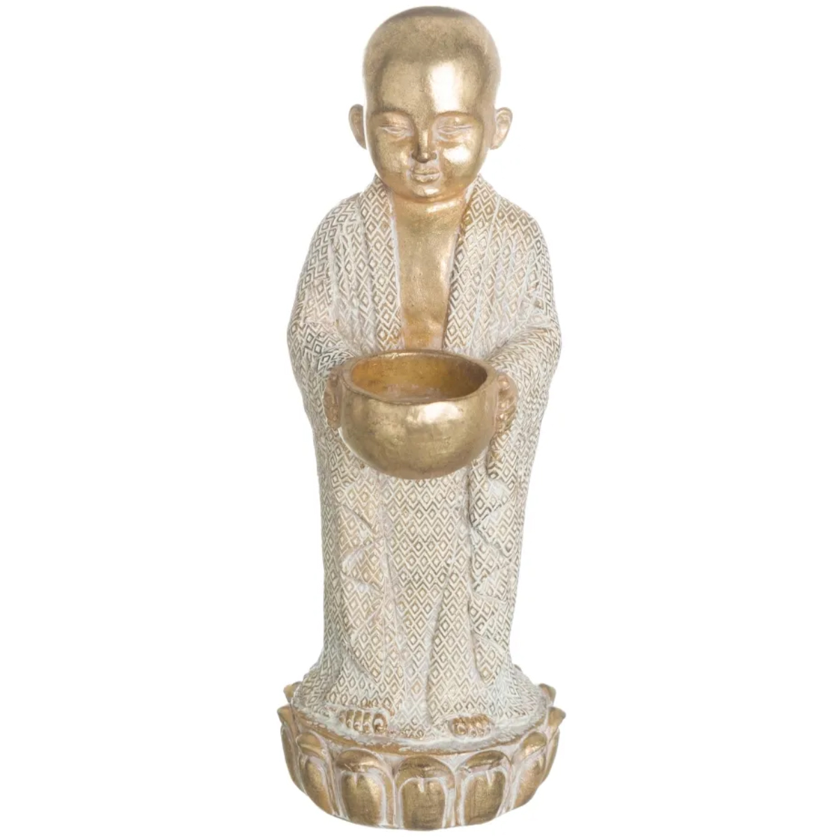 Figurine petit moine bouddhiste 25 cm