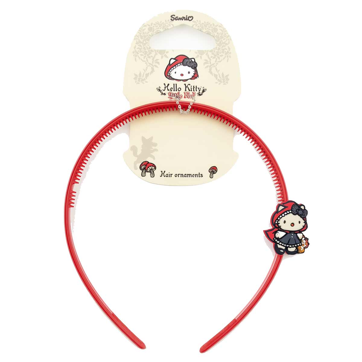 Serre tete Hello Kitty rouge Chaperon