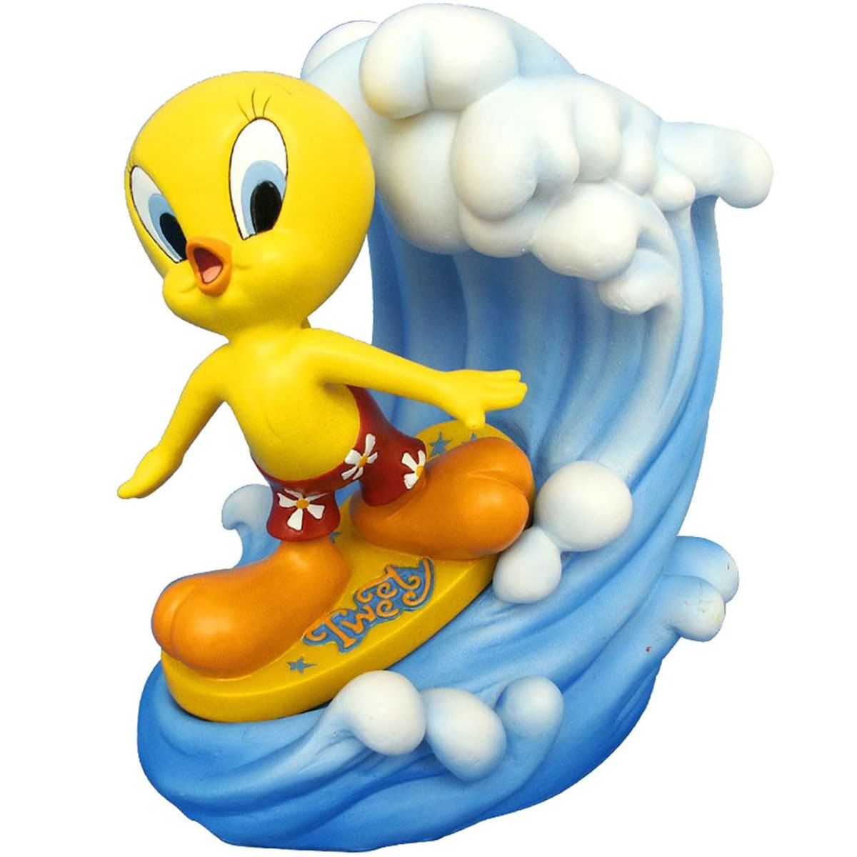 Tirelire Titi Surfeur en polyrsine - Tweety