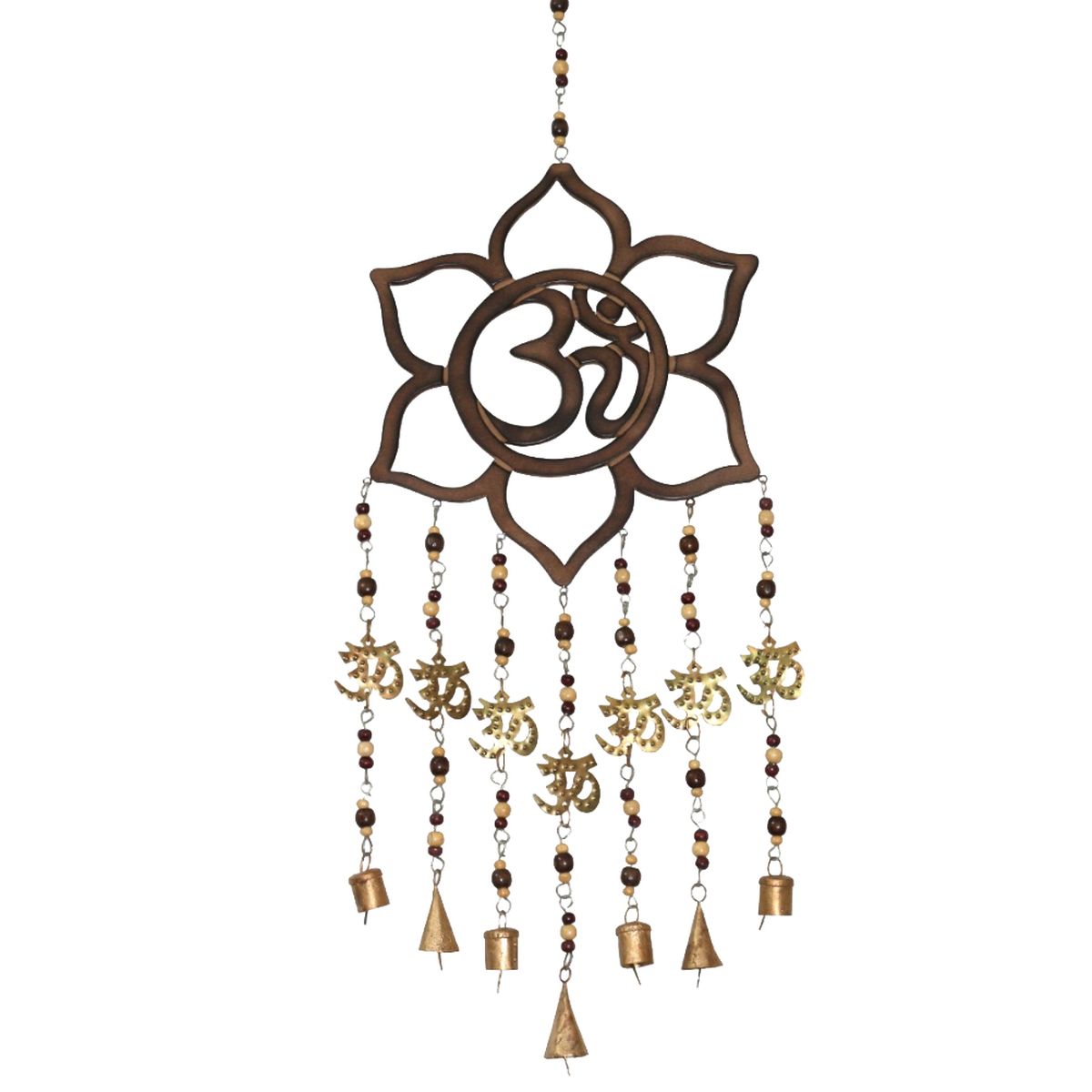 Suspension Fleur Aum  clochettes - 70 cm