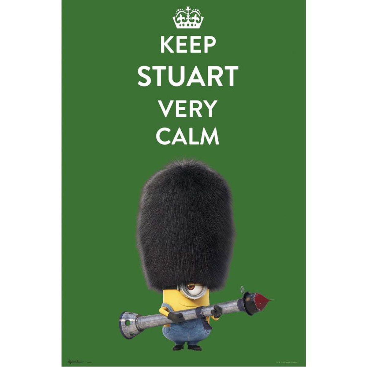 Poster Minions Keep Stuart Very Calm 61 x 91.5 cm