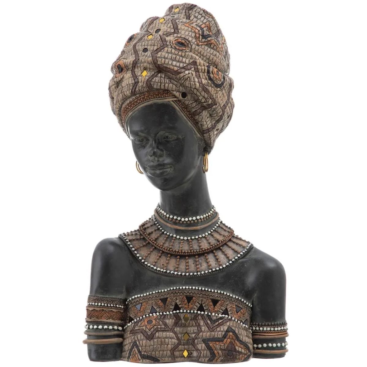 Figurine Buste Femme Africaine 50 cm