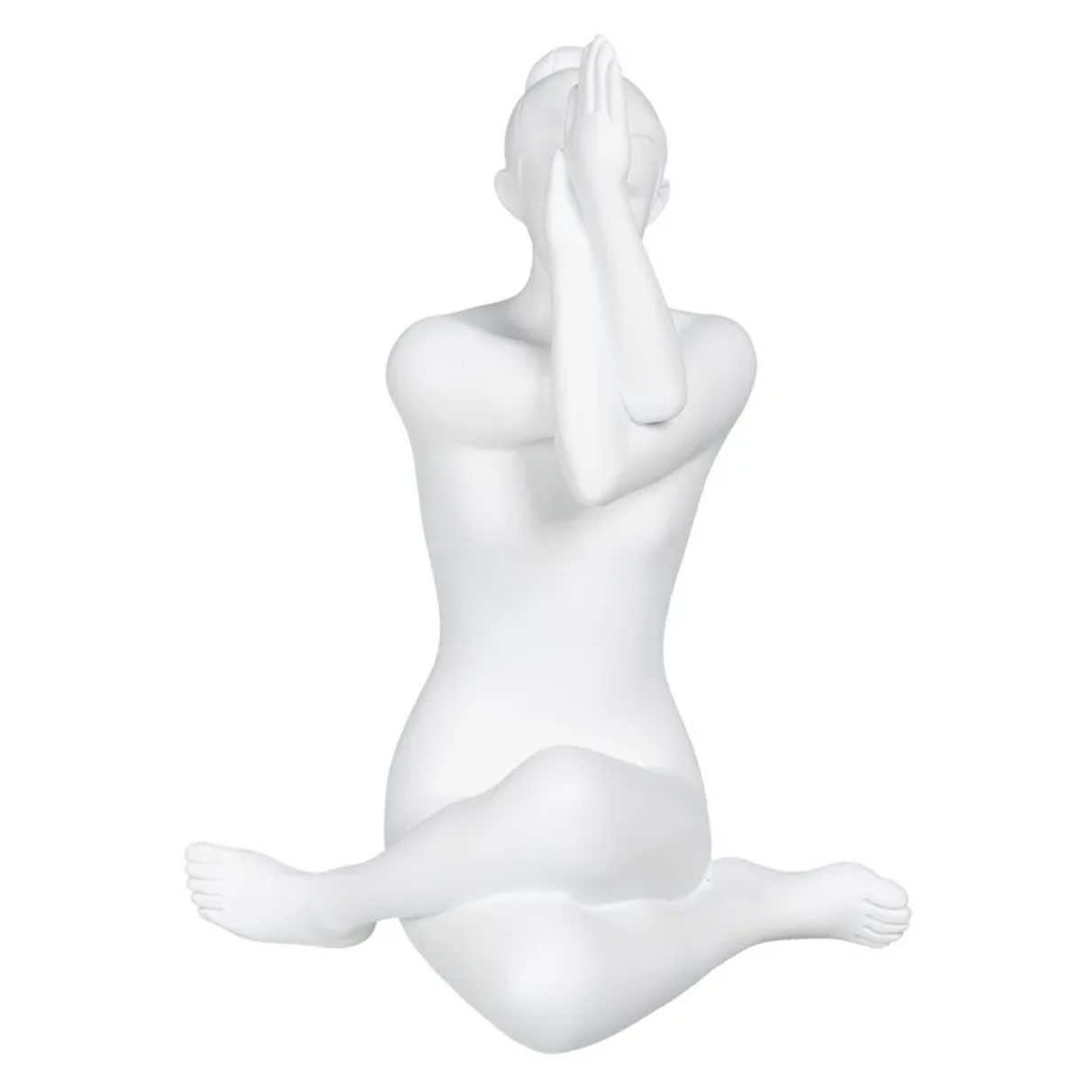Figurine Yogini en rsine blanche 24 cm