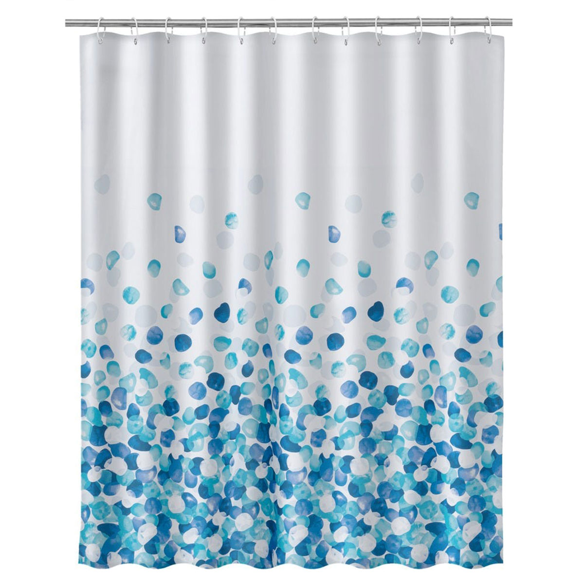 Rideau de douche Bulles bleues 180 x 200 cm