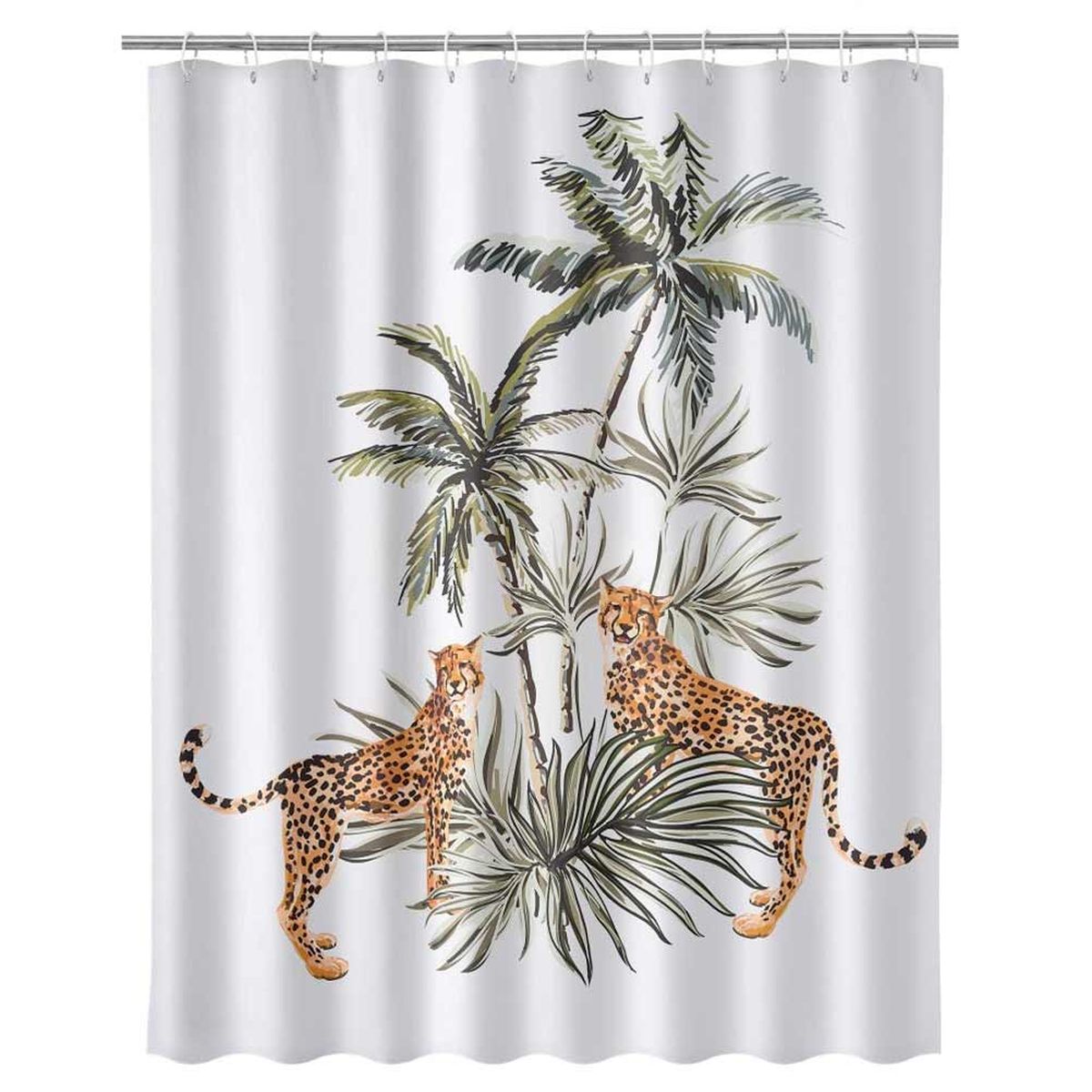 Rideau de douche Tropical Jaguars 180 x 200 cm