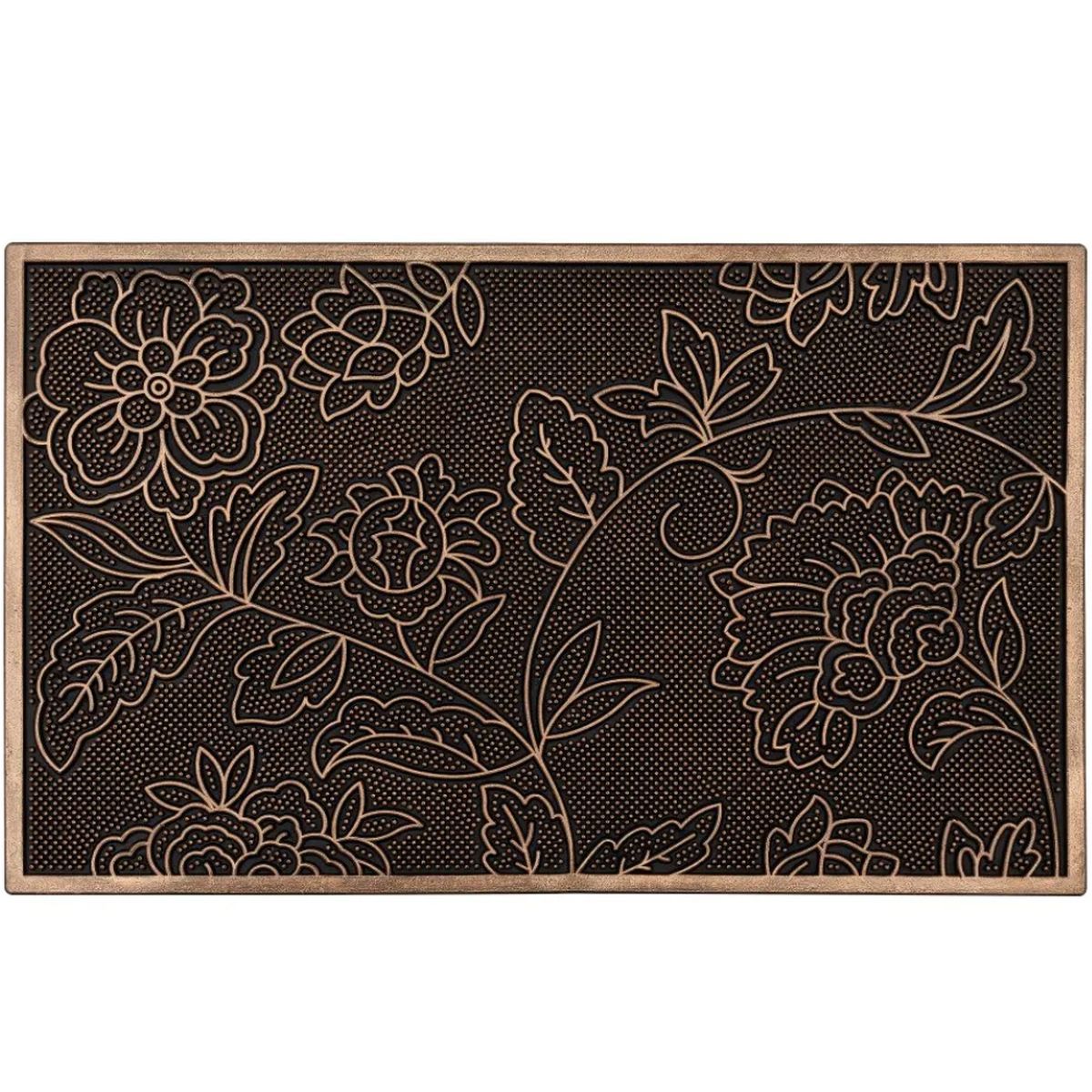 Paillasson en gomme Floral - 75 x 45 cm