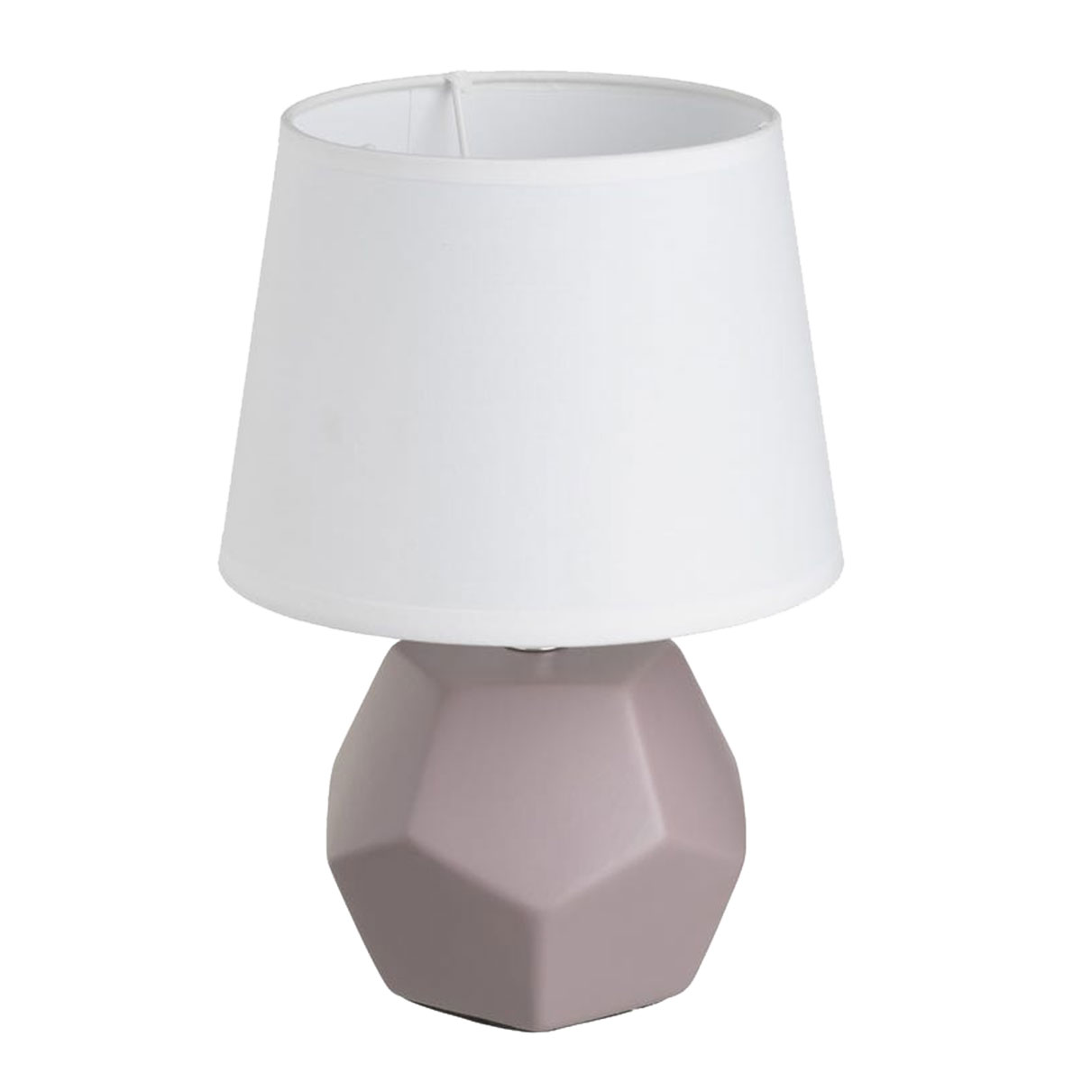 Lampe en cramique 26 cm - Modle Taupe