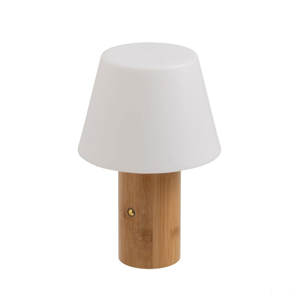 Lampe LED en bambou naturel  3 tons de lumire