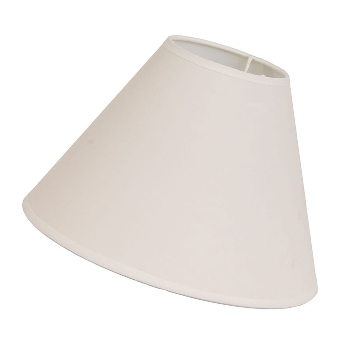 Abat-jour conique beige � Hauteur 17,5 cm