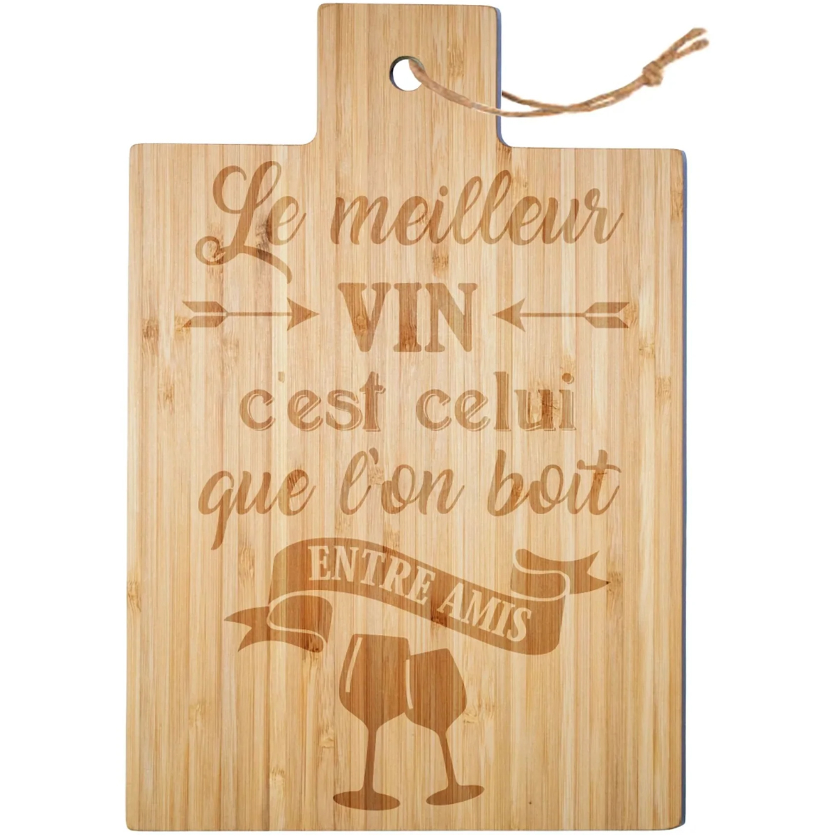 Planche  dcouper en bambou - Le Meilleur vin