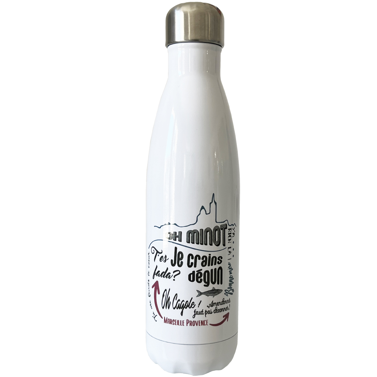 Gourde isotherme Marseille - 500 ml