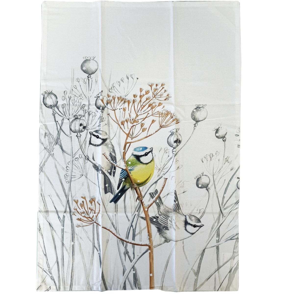 Torchon en coton Petit Oiseau 50 x 70 cm