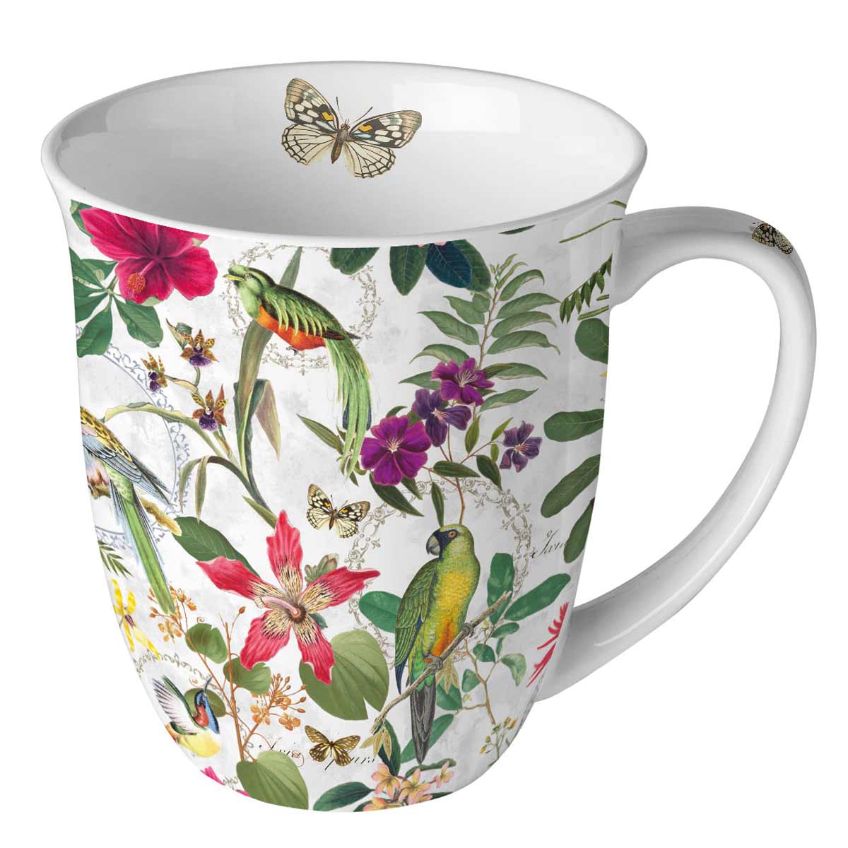 Mug en Porcelaine fine - jungle tropicale