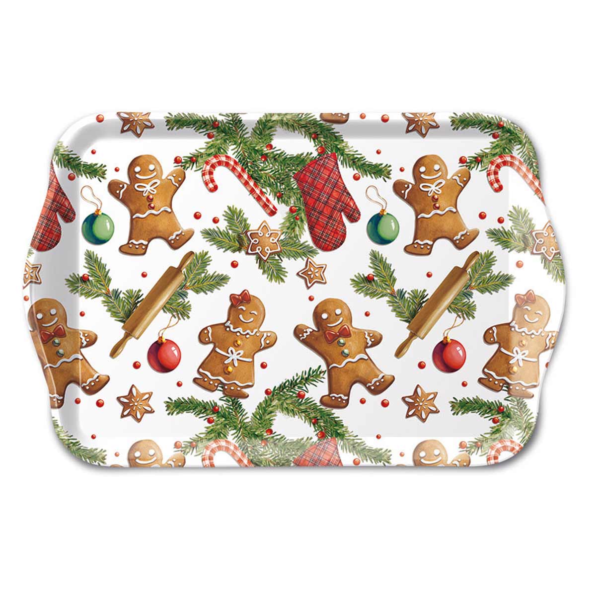 Petit Plateau Rectangulaire  Biscuits au pain d'pices
