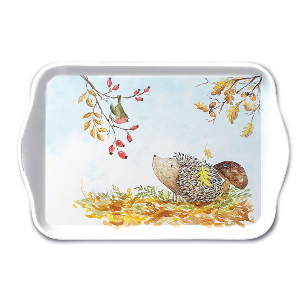 Mini plateau Hrisson et oiseau  Ambiente