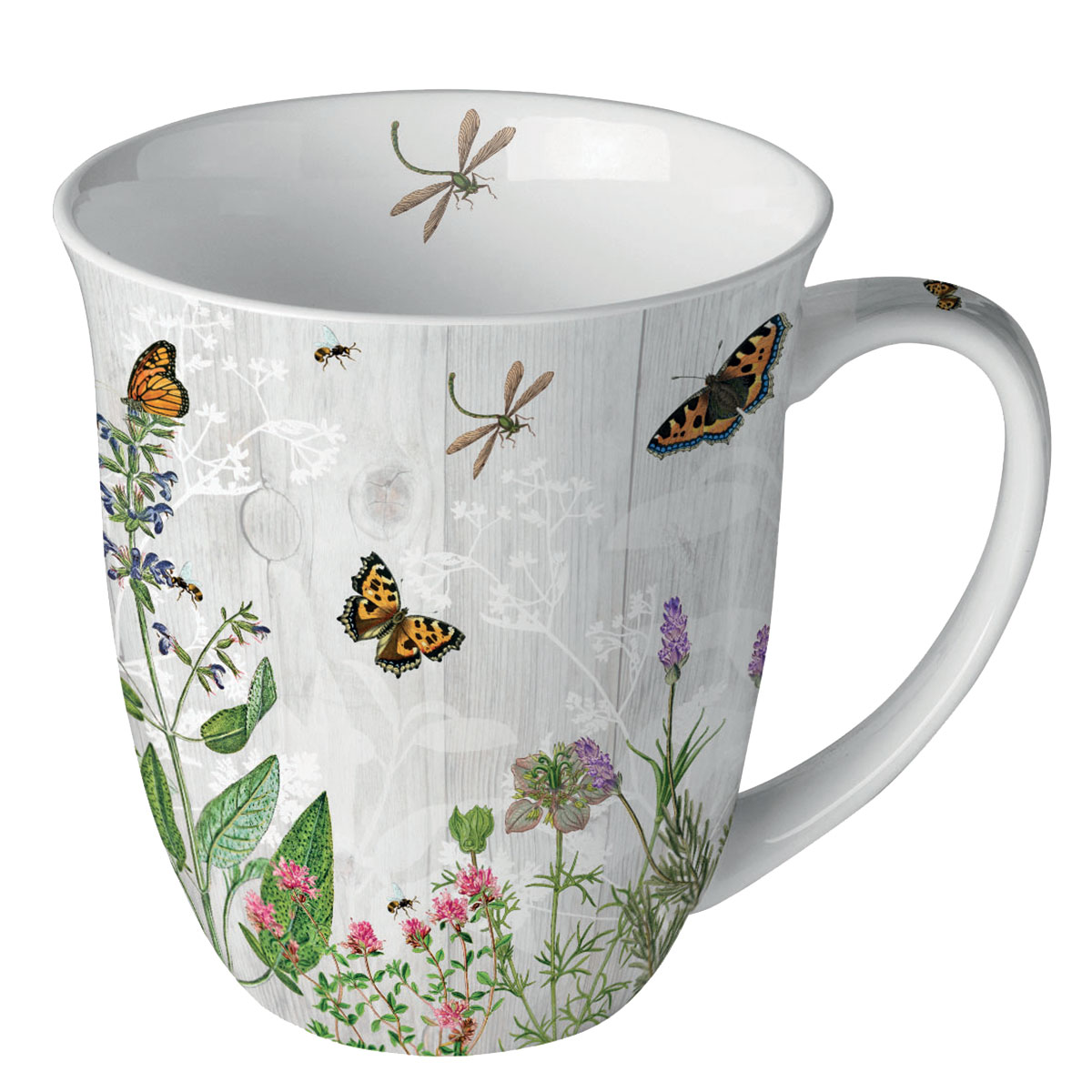 Mug en Porcelaine Fine - Jardin Bucolique