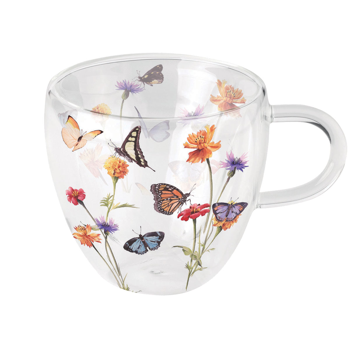 Tasse  Th Double Paroi - Jardin des Papillons