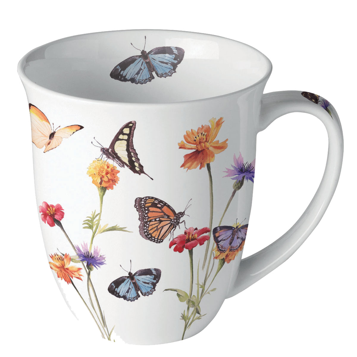Mug en Porcelaine Fine - Jardin des Papillons