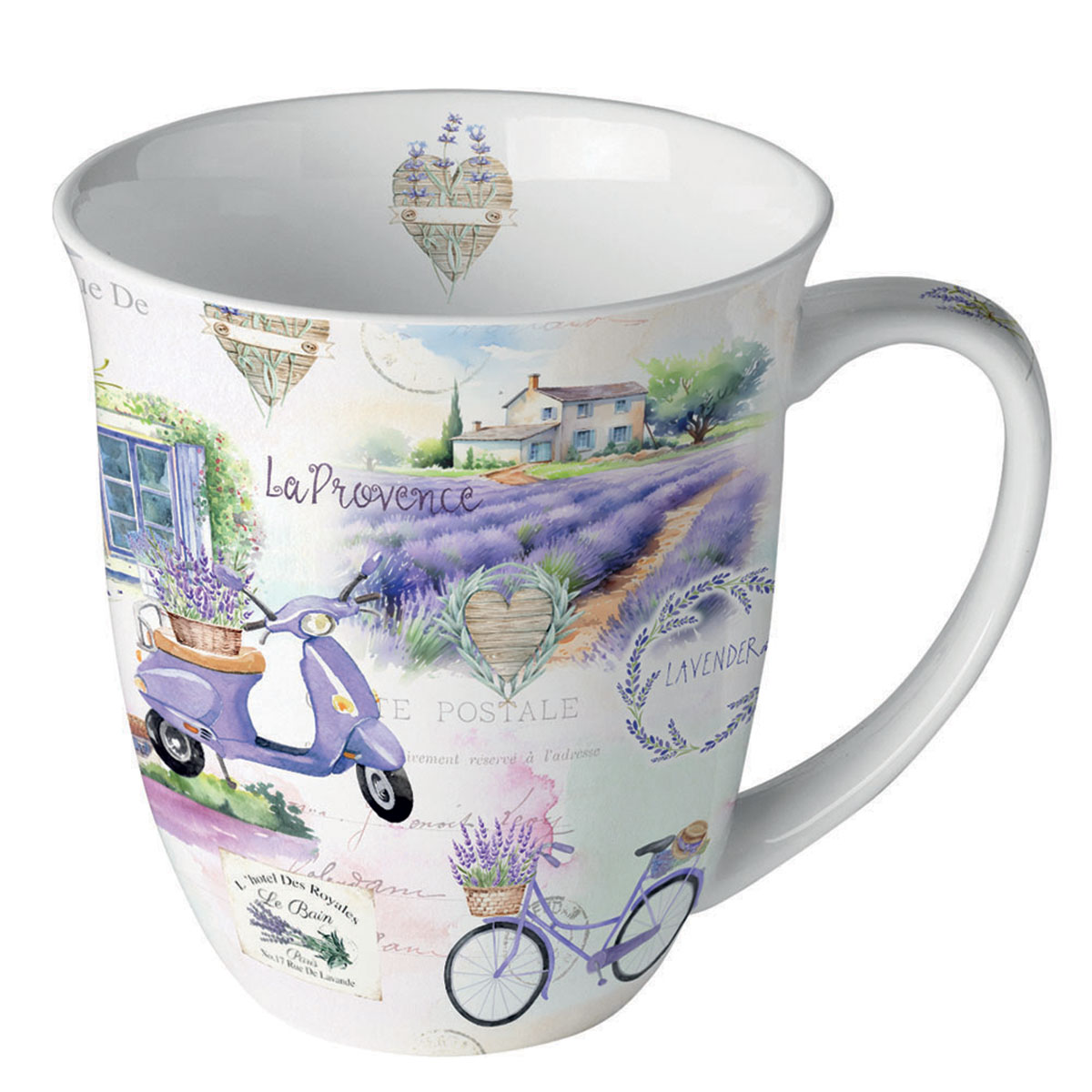 Mug La Provence en porcelaine fine 400 ml
