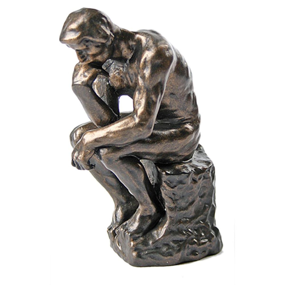 Le Penseur d' Auguste Rodin statue de collection 15 cm