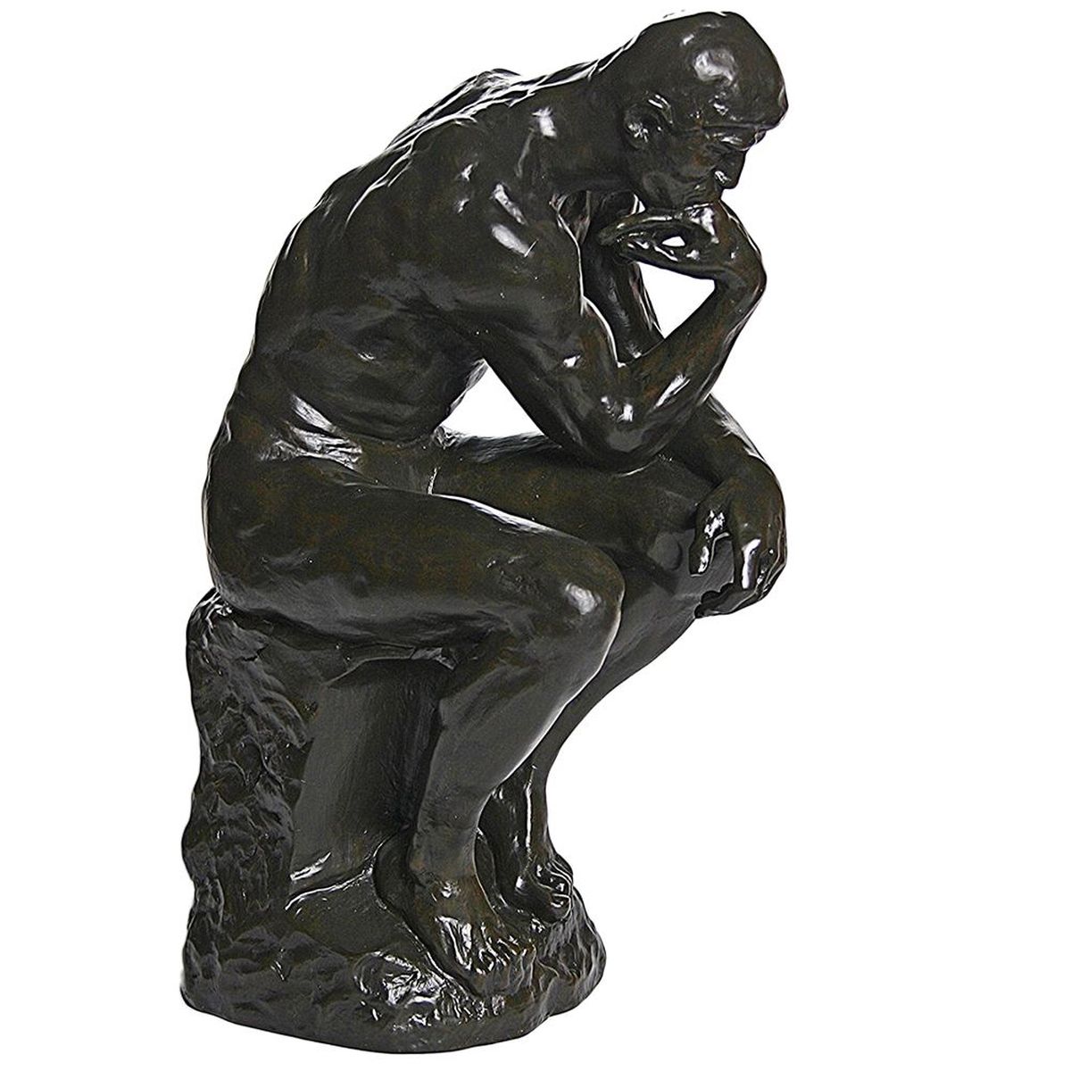 Le Penseur d' Auguste Rodin statue de collection 37 cm