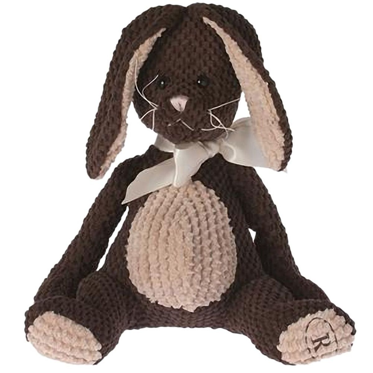 Peluche Lapin Sam Chocolat Riverdale