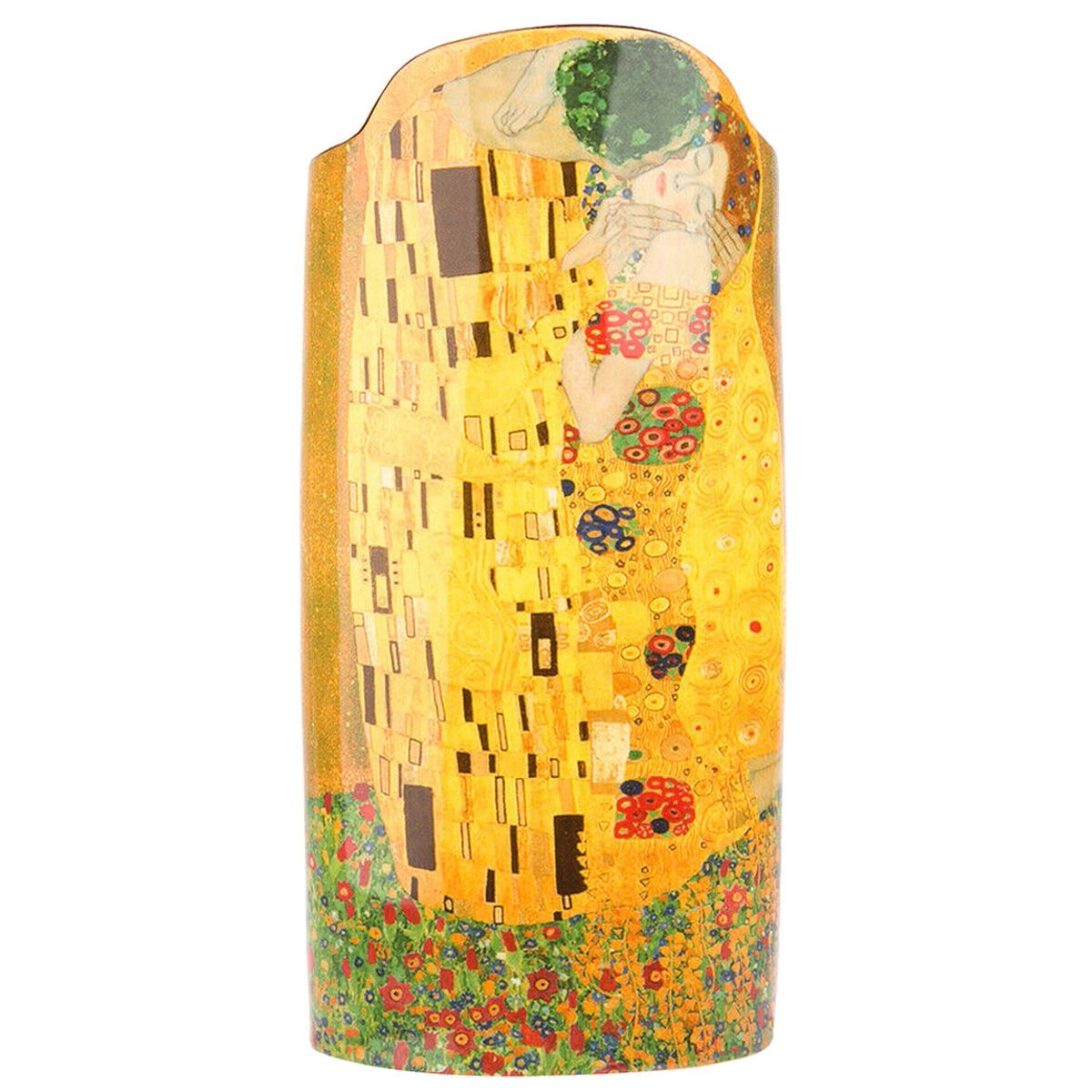 Vase Silhouette d'Art - Le Baiser de Klimt 22.2 cm