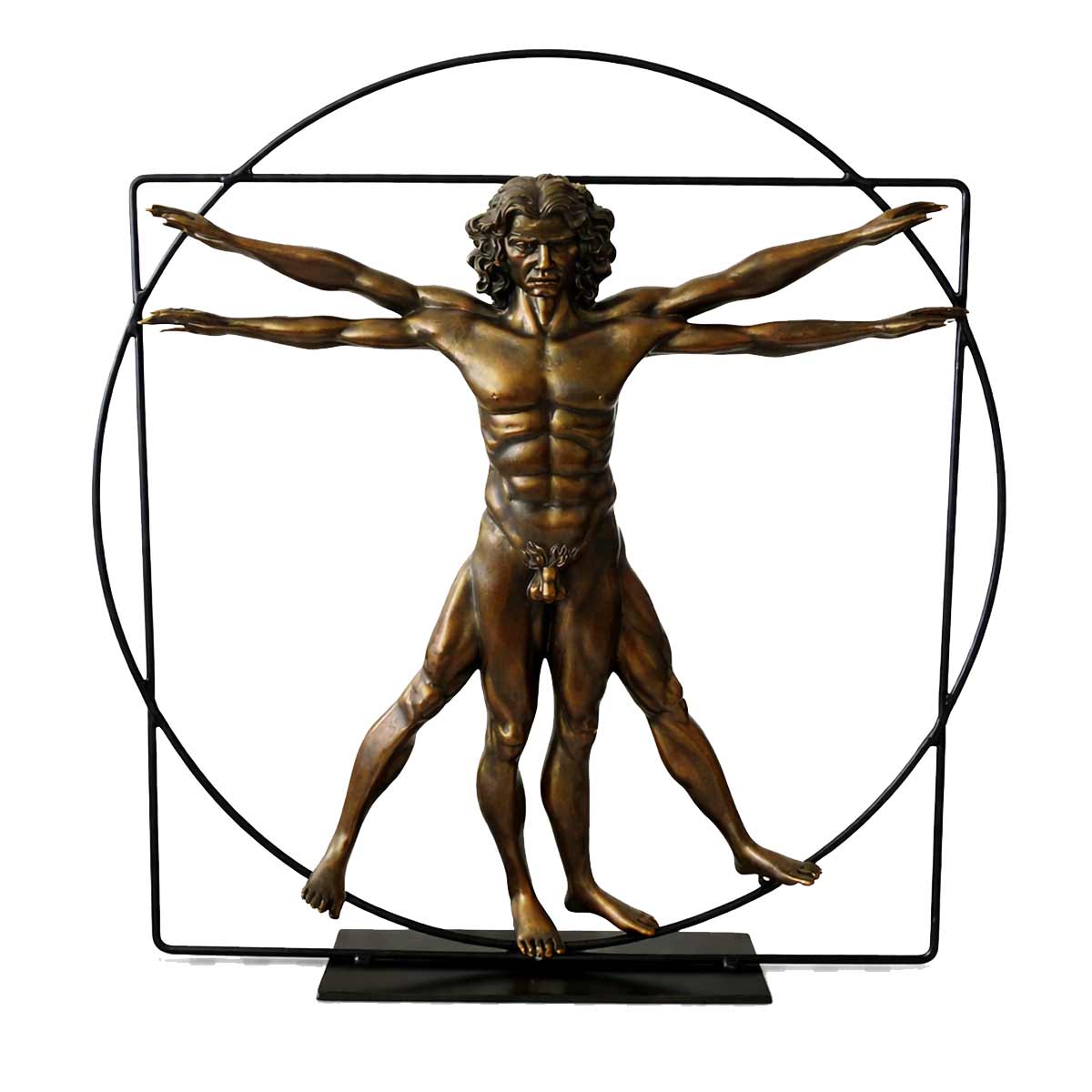 Figurine L�onard de Vinci � L�Homme de Vitruve 41 cm