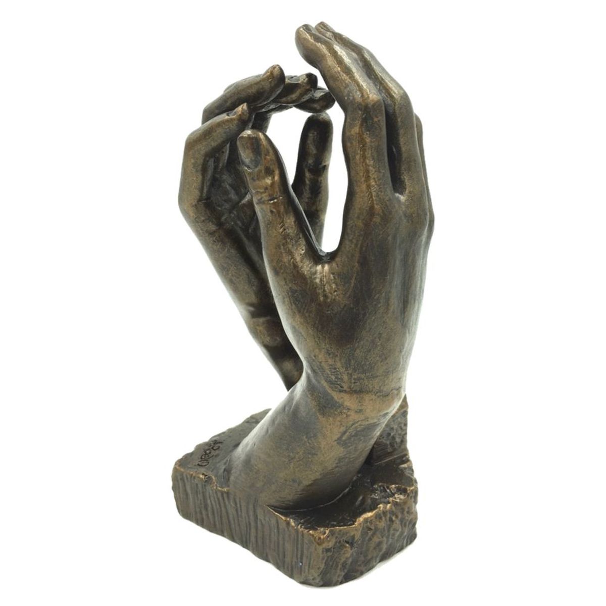 La Cathdrale d'Auguste Rodin statue de collection 17 cm
