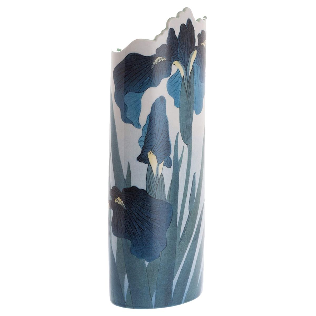Vase Silhouette d'Art - Irises de d'Ohara Koson 28 cm