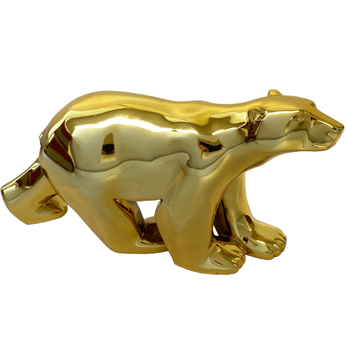 Figurine Pompon - L'ours Gold 11 x 21 x 6 cm
