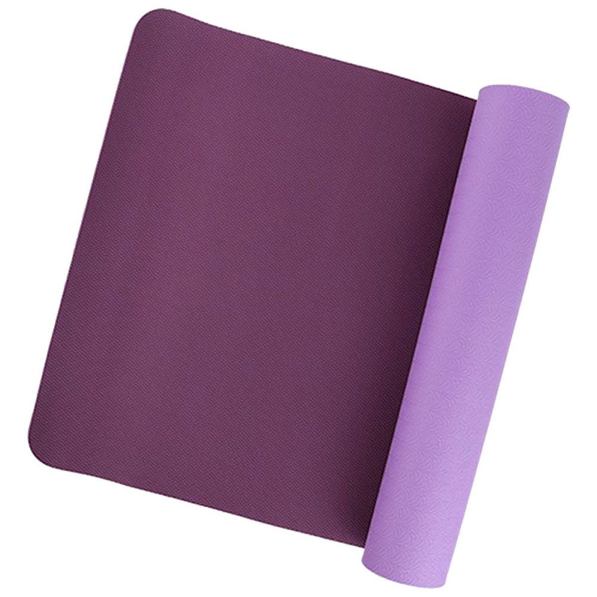 Tapis de yoga TPE Parme et Violet