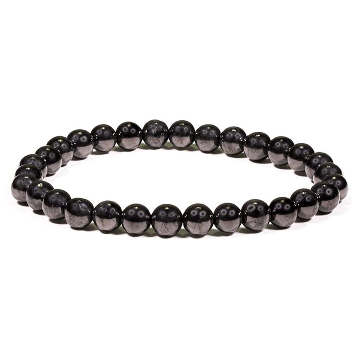Bracelet perles de Shungite 19 cm